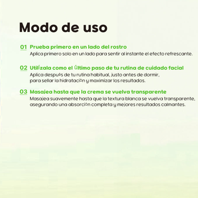 Crema Calmante tratamiento nocturno